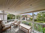 Top Porch offers glimpse of the ocean from 7 Cassina Lane